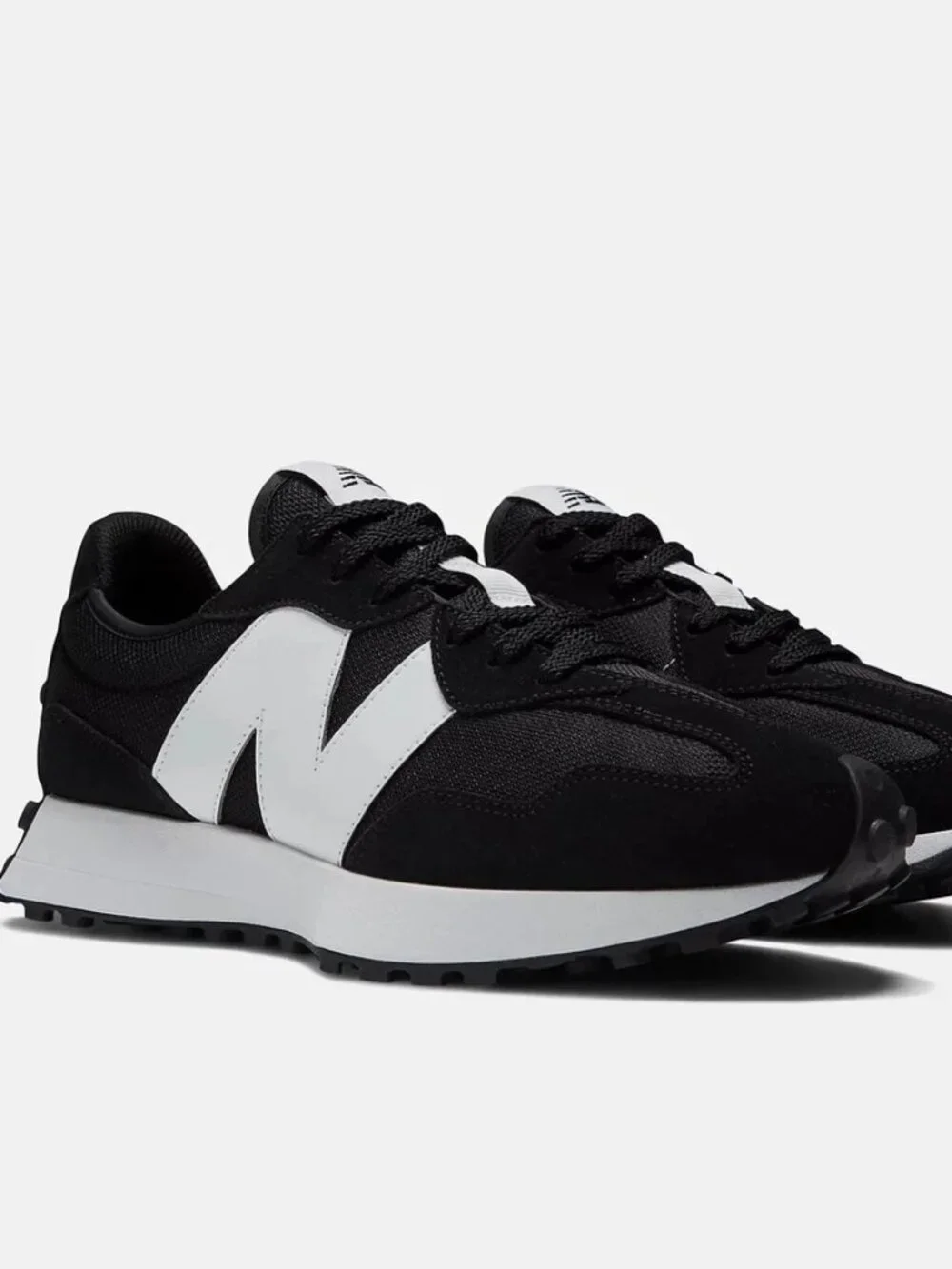 New Balance 327 in Black and White
